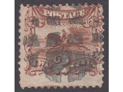 USA, 1869, 2 C Ponny Expres, MiNr.27, razítkované