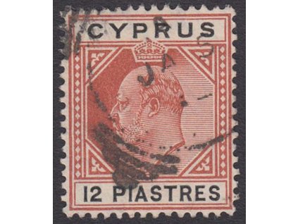 Kypr, 1904, 12 Pia Eduard, MiNr.55, razítkované, dv