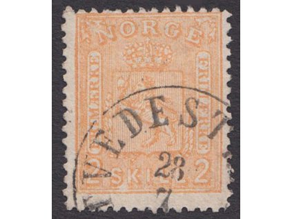 1867, 2 Sk Znak, MiNr.12, razítkované