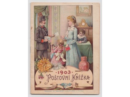 1903, Poštovní knížka pro rok 1903, barevný přebal