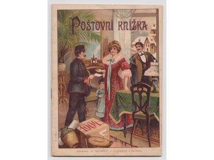 1904, Poštovní knížka pro rok 1904, barevný přebal