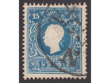 1858, 15 Kr Franc Josef, I.typ, MiNr.15I, razítkované