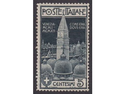 1912, 5 C Campanile, MiNr.105, ** , dv růžek