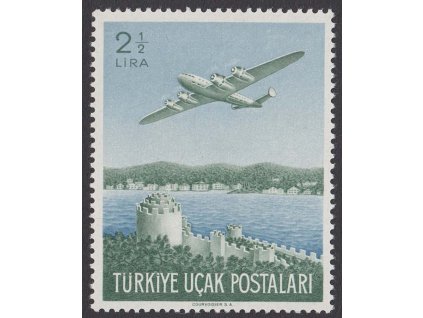 1950, 2 1/2 L letecká, MiNr.1248, **