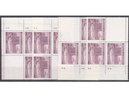 1939, 3K Zlín, rohová miniatura, 2 hvězdičky, Nr.36, **