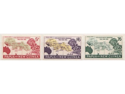 Papua New Guinea, 1962, 5P-2.6Sh´P série, MiNr.43-45, **