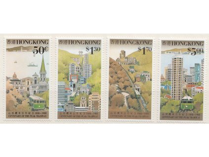 Hong Kong, 1988, 50C-5Dolarů série, MiNr.544-47, **