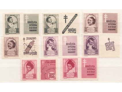 1948, 3-15 Zl série s kupony, MiNr.511-514, **/*, dv