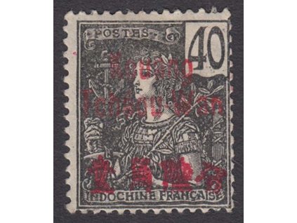 Indočína, 1906, 40 C Kouang, MiNr.45III, * po nálepce