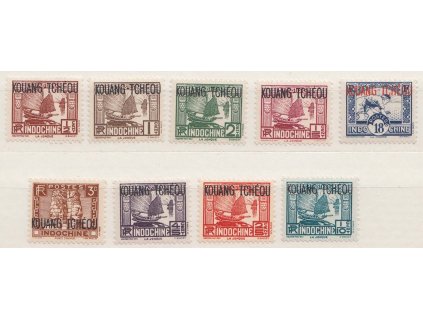 Indočína, 1937, Kouang-Tcheou, 9 kusů známek, ** , každá jiná
