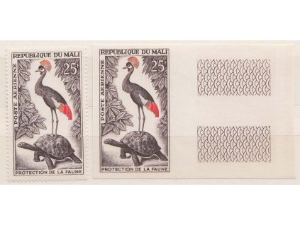 Mali, 1963, 25 Fr Fauna, MiNr.75,75U, **