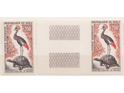 Mali, 1963, 200 Fr Fauna, MiNr.76,76U, **