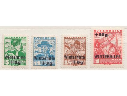 1935, 5g-1S série Winterhilfe, MiNr.613-16, těžší *