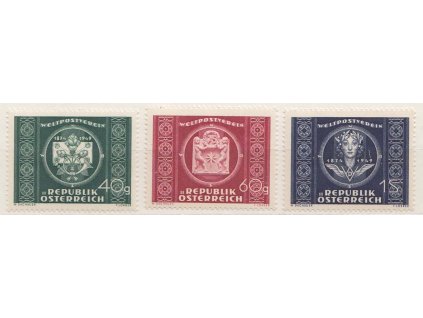 1949, 40g-1S série UPU, MiNr.943-45, **