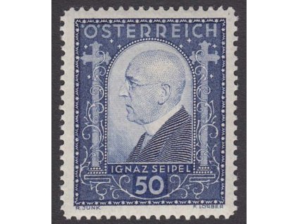 1932, 50 g Seipel, MiNr.544, * po nálepce
