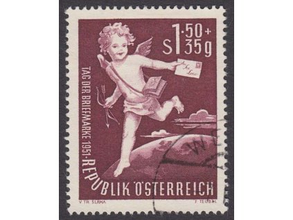 1952, 1.50 S Den známky, MiNr.972, razítkované