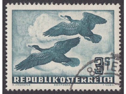 1953, 3 S letecká, MiNr.985, razítkované