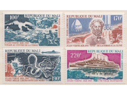 Mali, 1975, 100-220 Fr Jules Verne, MiNr.476-789, **