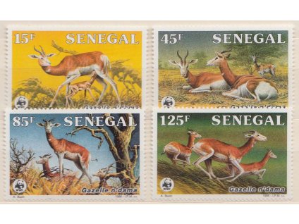 Senegal, 1986, 15-125 Fr série Fauna, MiNr.875-78, **