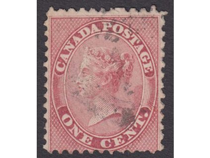 Kanada, 1859, 1 C Viktoria, MiNr.10, razítkované, dv
