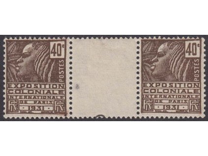 1930, 40 C Výstava, meziarší, MiNr.258, **/*