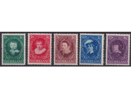 1955, 2-25 C série Děti, MiNr.667-71, **