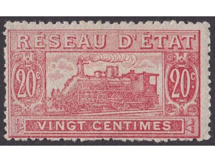 1901, 20 C Postpaketmarken, nevydaná, MiNr.III, * po nálepce
