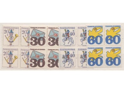 1974, 20-60 h Poštovní emblémy, 4bloky, Nr.2110-13, **