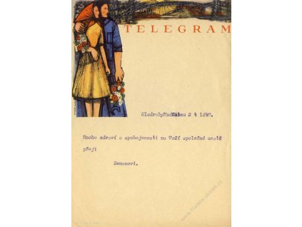 Telegram 770 Lx 4 (III-1949), prošlý