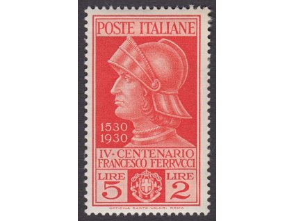 1930, 5 L Ferruci, MiNr.341, těžší *
