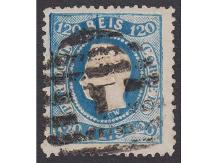1867, 120 R Luis, MiNr.32, razítkované