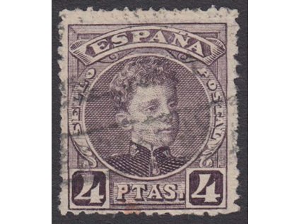 1901, 4 Pta Alfons, MiNr.216, razítkované