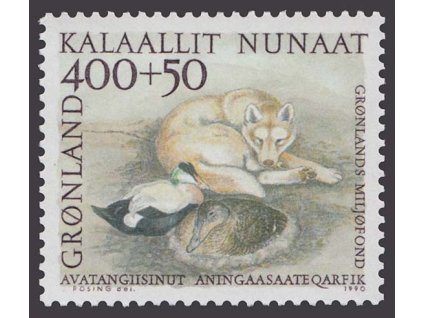 Grónsko, 1990, 400 Q Husky, MiNr.208, **