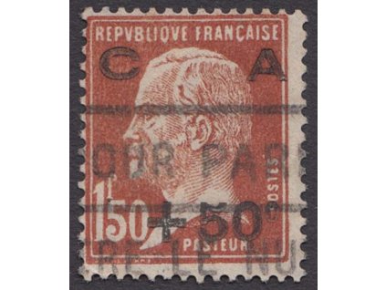 1931, 1.50 Fr s přetiskem, MiNr.266, razítkované
