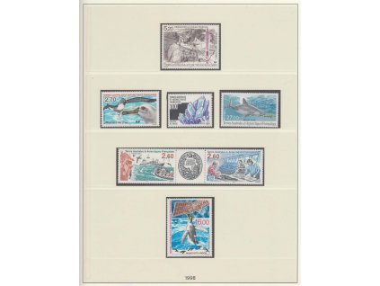 Antarktické území, 1998/1999, sestava známek na listech,  **