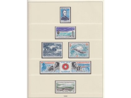 Antarktické území, 1996/1997, sestava známek na listech, **