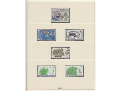 Antarktické území, 1987/1988, sestava známek na listech, **
