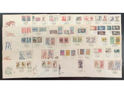 1963, kompletní sada FDC