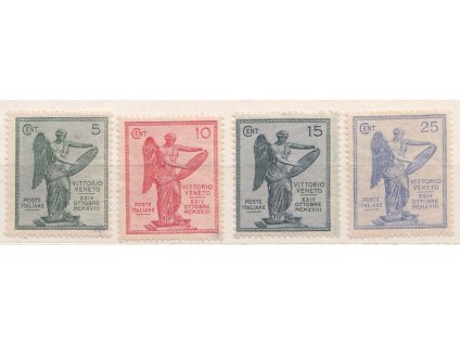 1921, 5-25 C série, MiNr.144-47, * po nálepce