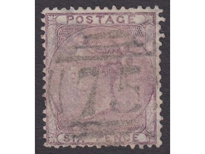 1856, 6 P Viktoria, MiNr.14, razítkované, kz