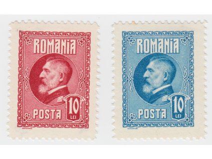 1926, 10 L Ferdinad I., Farbfehldruck, MiNr.302,302F, *