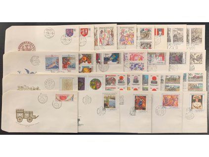 1975, kompletní sada FDC