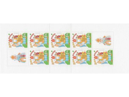 2002, 6.40 Kč Mikulášská nadílka, sešitkový list, Nr.336, **