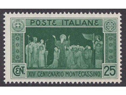 1929, 25 C Monte Cassino, MiNr.319, **