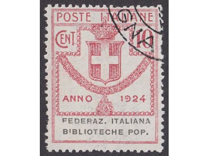 1924, 10 C Portofreiheitsmarken, MiNr.34, razítkované, dv