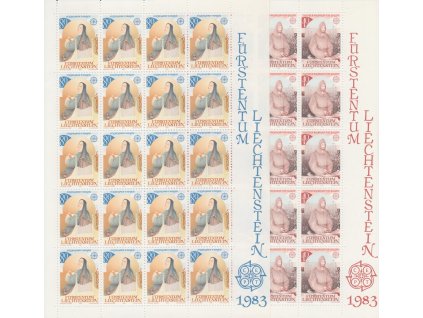 1983, 40-80 Rp Europa, archy, MiNr.816-817, **