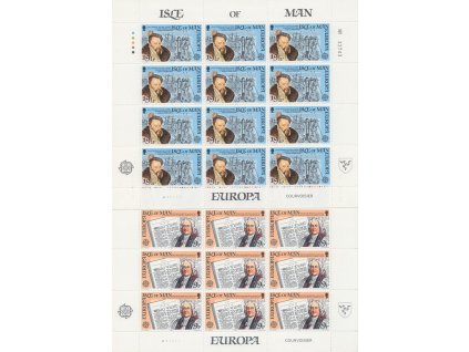 Man, 1982, 9-19 1/2 P Europa, archy, MiNr.213-214, **