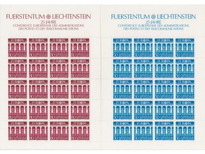 1984, 50-80 Rp Europa, archy, MiNr.837-838, **