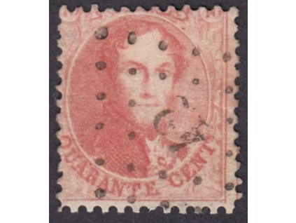 1863, 40C Leopold, MiNr.13A, razítkované