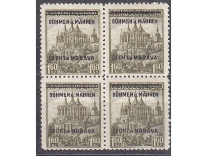 1.60Kč Kutná hora, 4blok, Nr.13, **, ilustrační foto